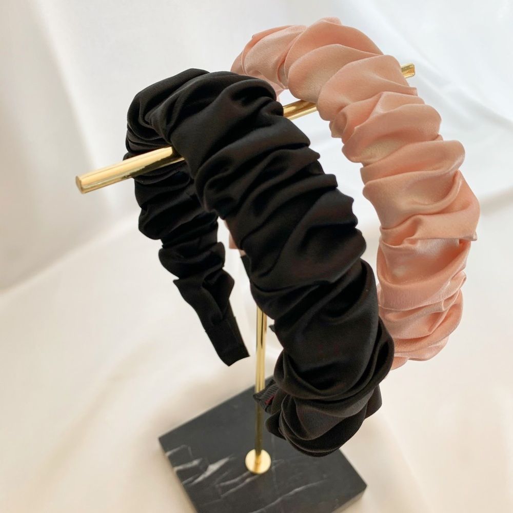 VIVIENNE - Ruffle Classic Satin Headband